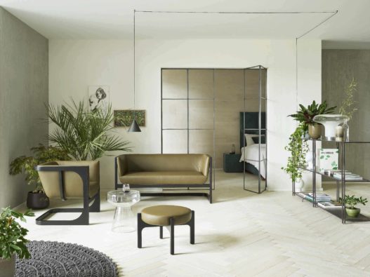 Fauteuil-Bank und Fauteuil der Crafted Collection