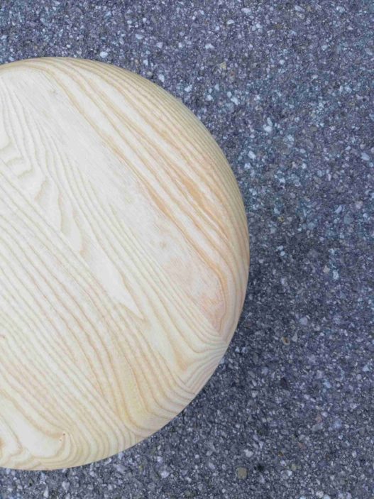 Holzmaserung des Kofel Hockers