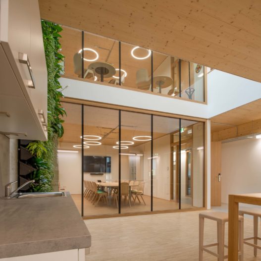 BOKU Wien Ilse Wallentin Haus Holzmöbel von Trewit
