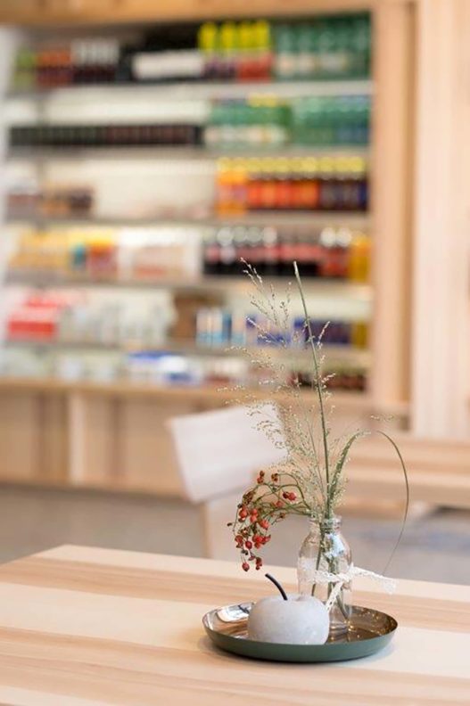 Tisch Detailansicht Bäckerei Kloser