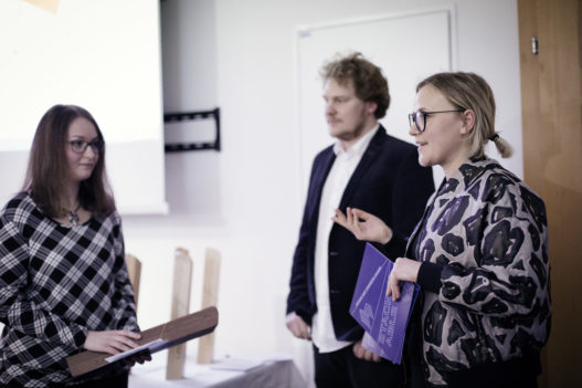 Sophie Wittmann beim Ideenwettbewerb mit der HTBLA Hallstatt